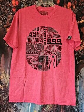 Hinano Tahiti Red Graphic Tee Liko Design Men's M NWT